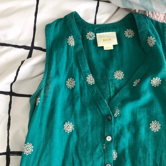 Anthropologie Embroidered Maeve Dress - Picture 5 of 8